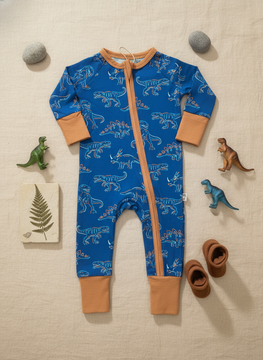 Thumbnail: Dino-Mite Dreams - Luxe Convertible Zippie