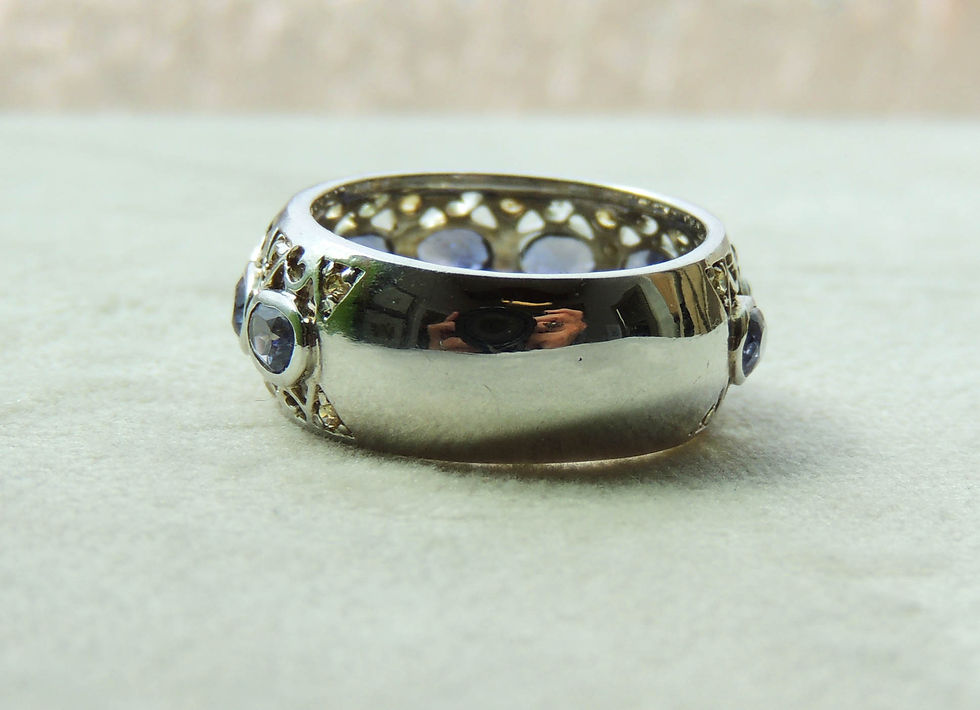 Thumbnail: Natural Iolite and Sapphire
