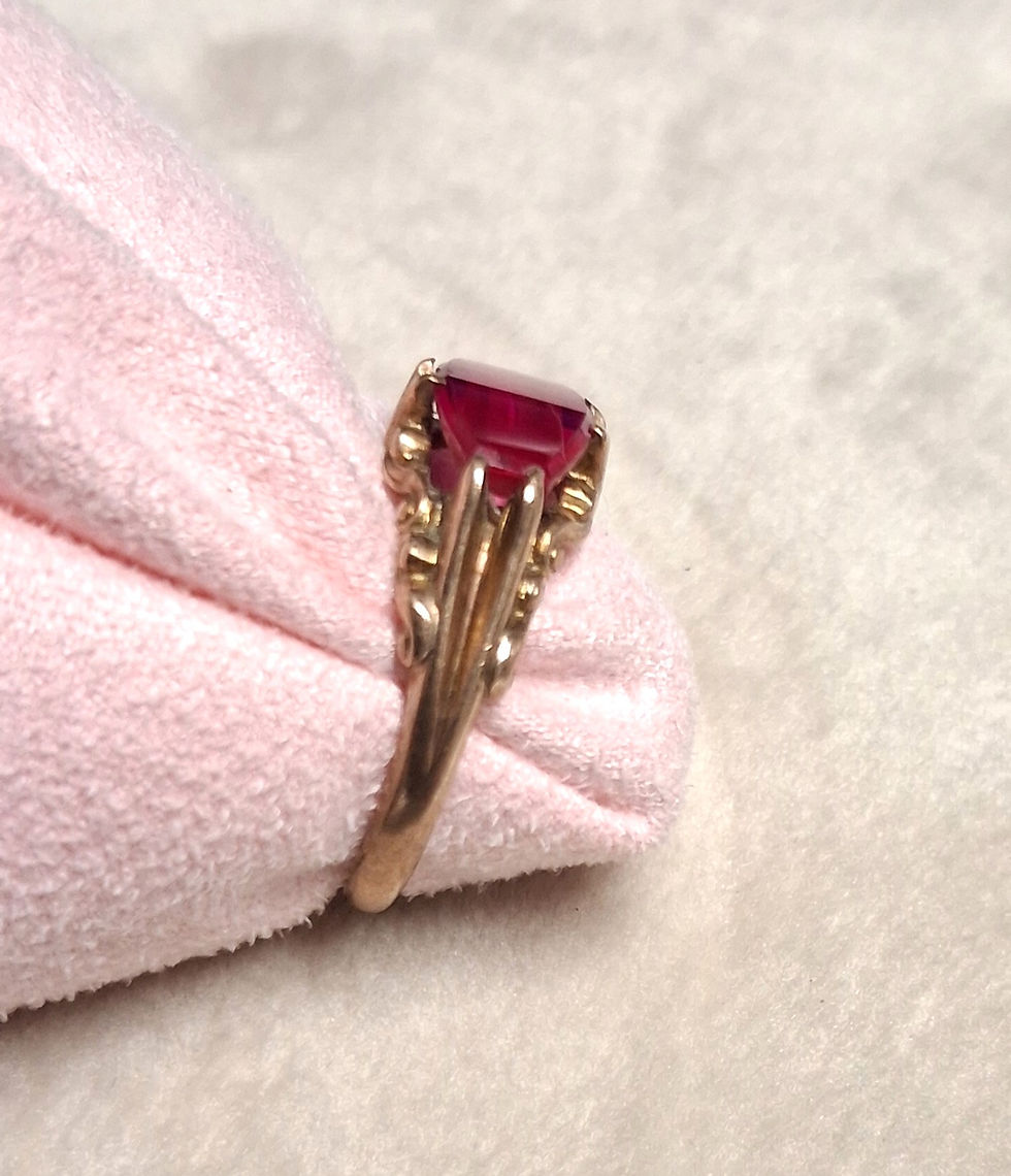 Thumbnail: Antique Art Nouveau Ring