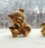 Thumbnail: Gold Tone Teddy Bear set