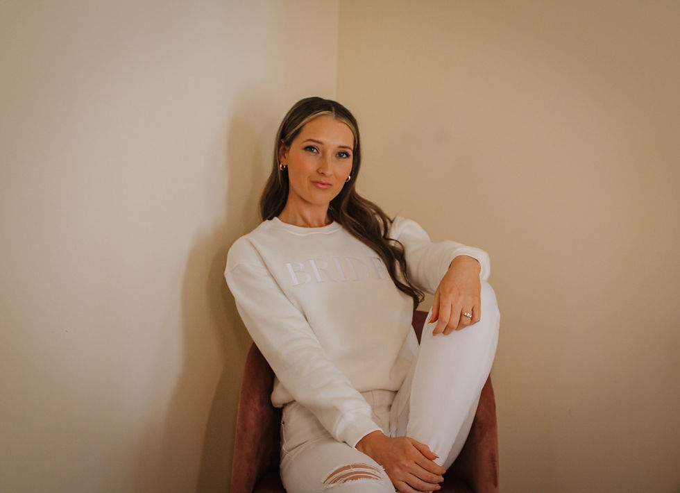 Thumbnail: Bride Statement Sweatshirt in White 