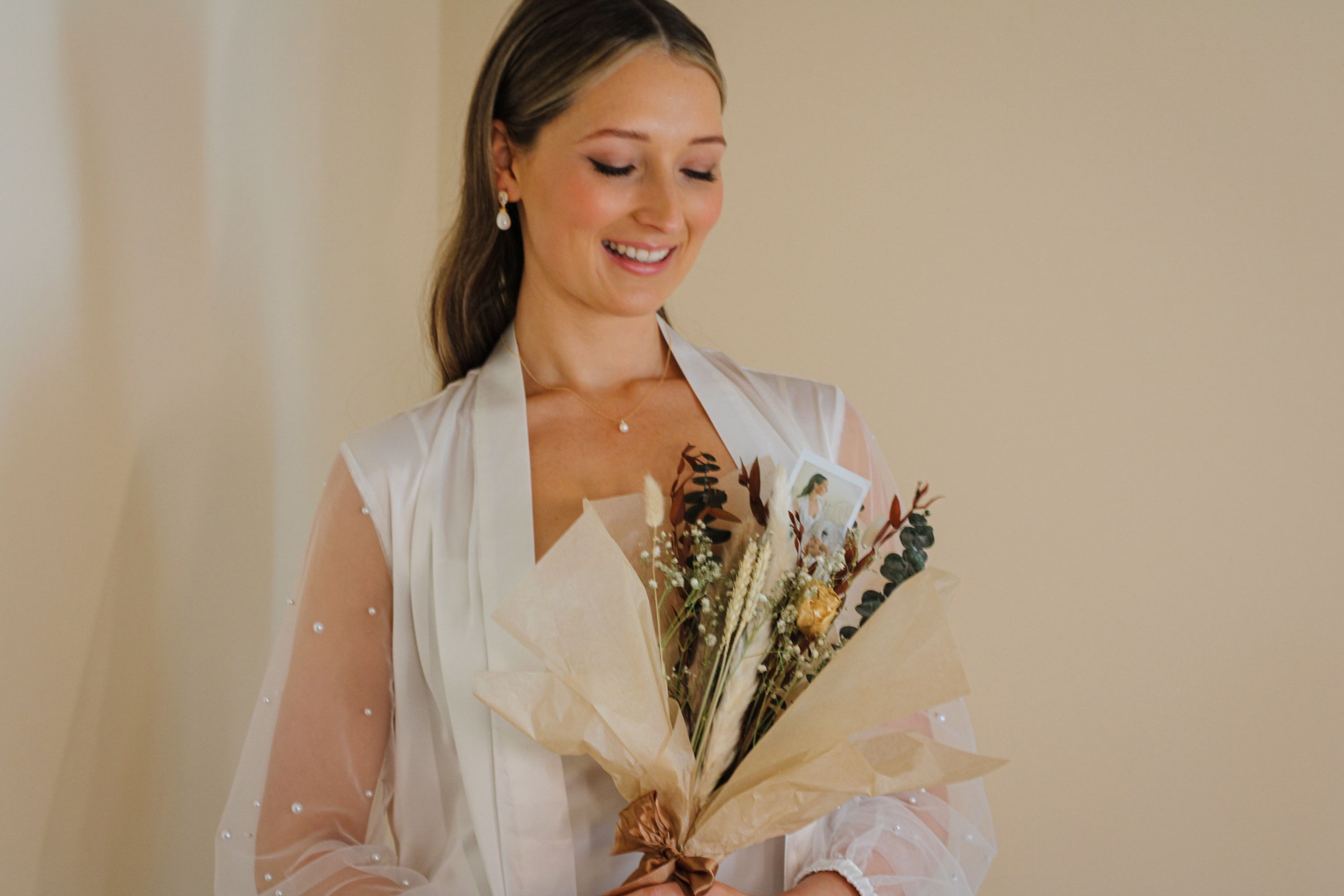 Pearl Bridal Robe