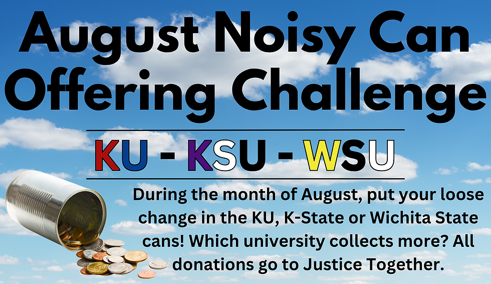 August Noisy Can Offering Challenge