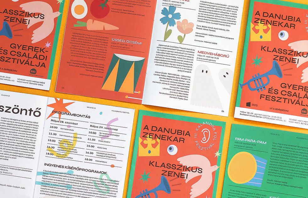 1 Illustrated Brand for a Children's Music Festival