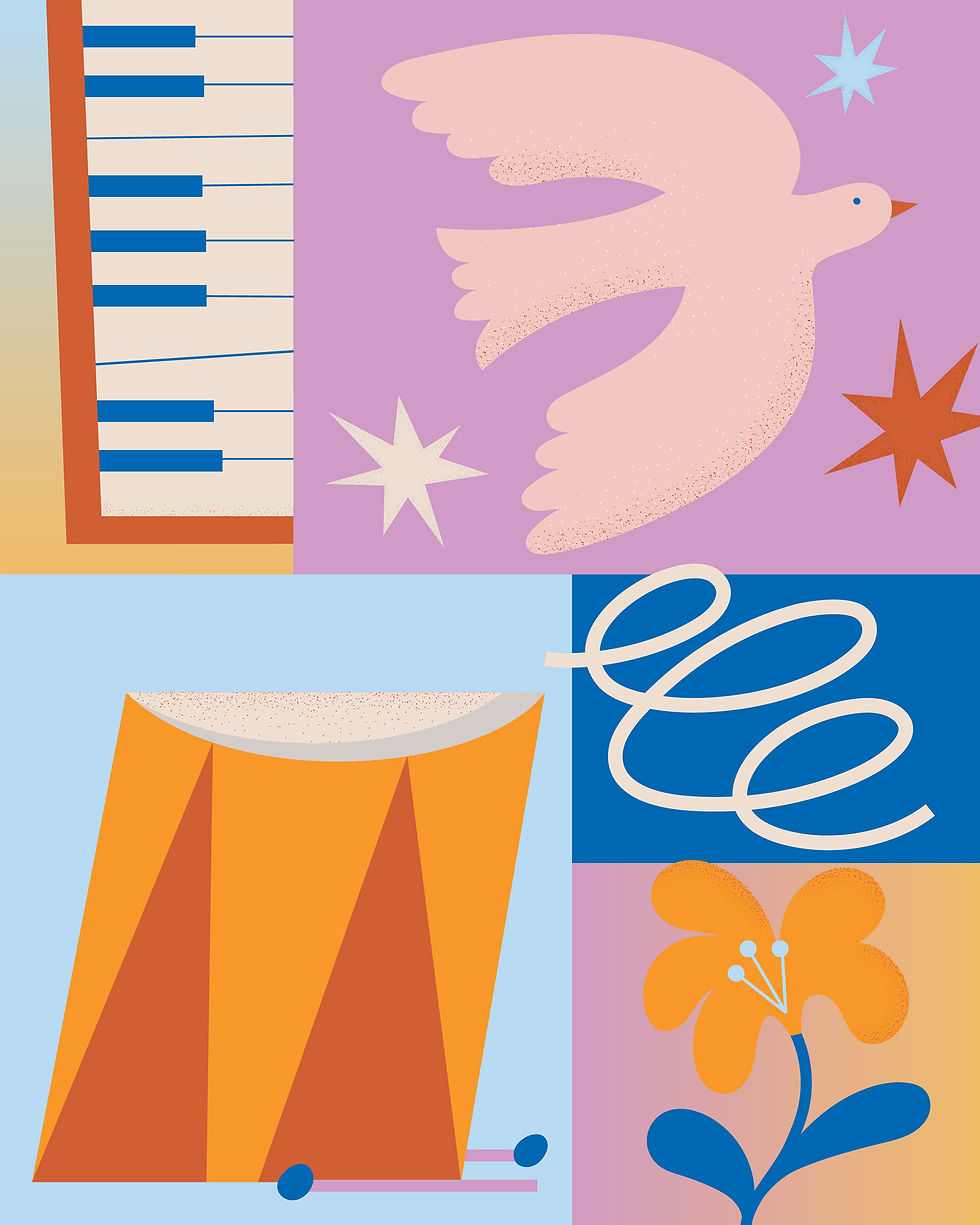 4 Illustrated Brand for a Children's Music Festival 3
