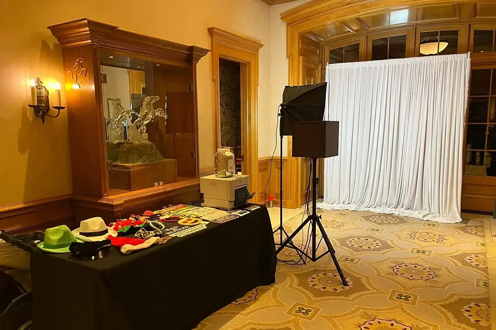 London Photo Booth Backdrop Selection