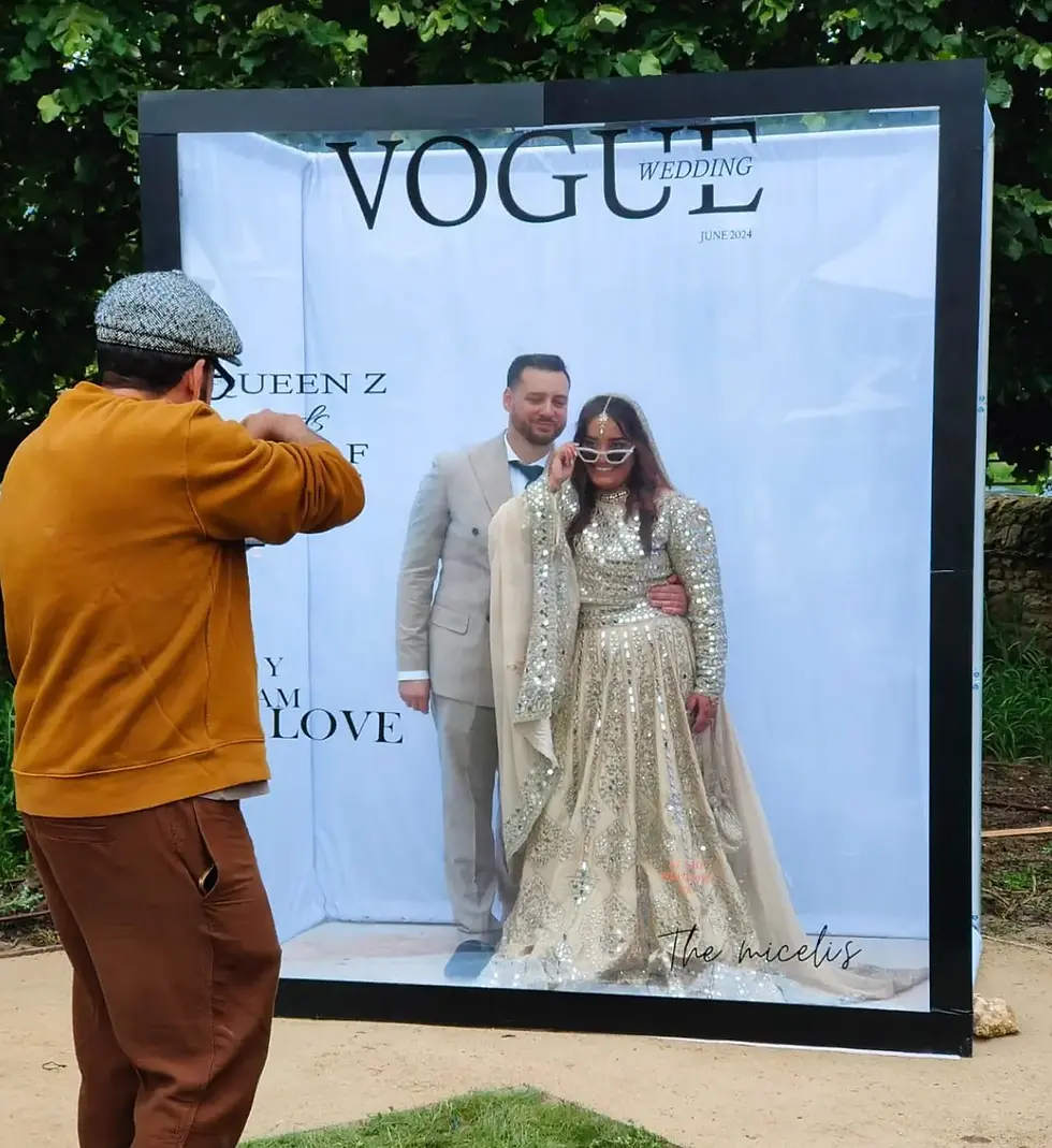 London Magazine Style Photo Booth Rental