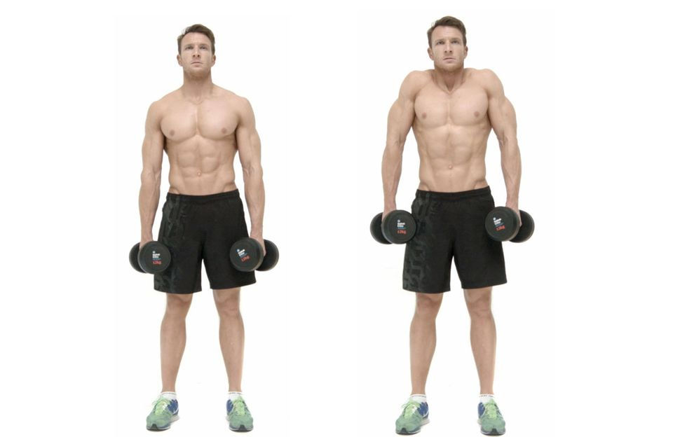 Shrugs fitness health wellness training workout muscle