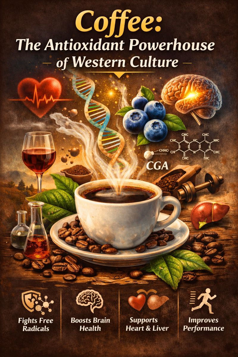Coffee as One of the Biggest Sources of Antioxidants in Western Culture