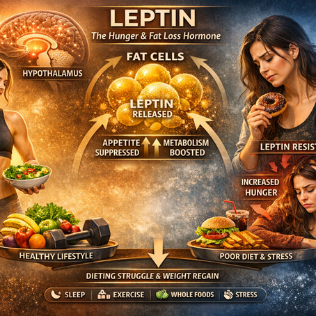 Leptin: The Hormone That Controls Hunger, Fat Loss, and Why Diets Fail