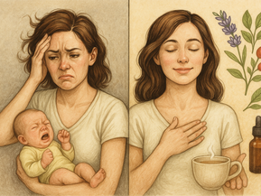 Cómo manejar el estrés de la maternidad con herramientas naturopáticas