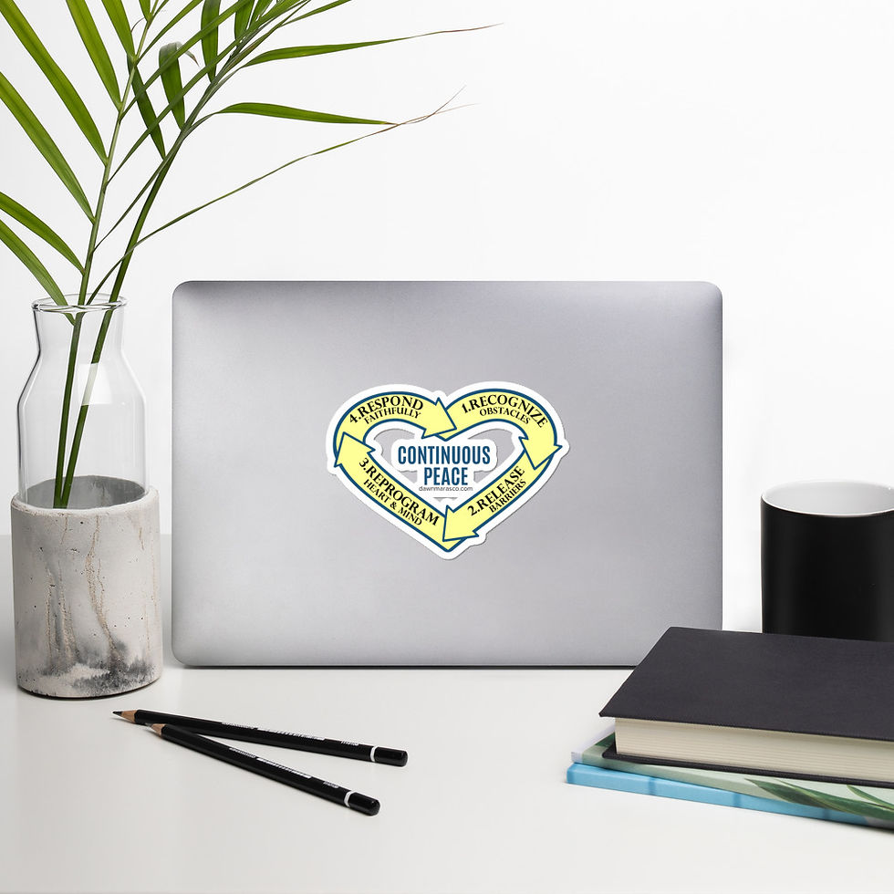 Thumbnail: 4 Steps Heart Bubble-free Heart Sticker
