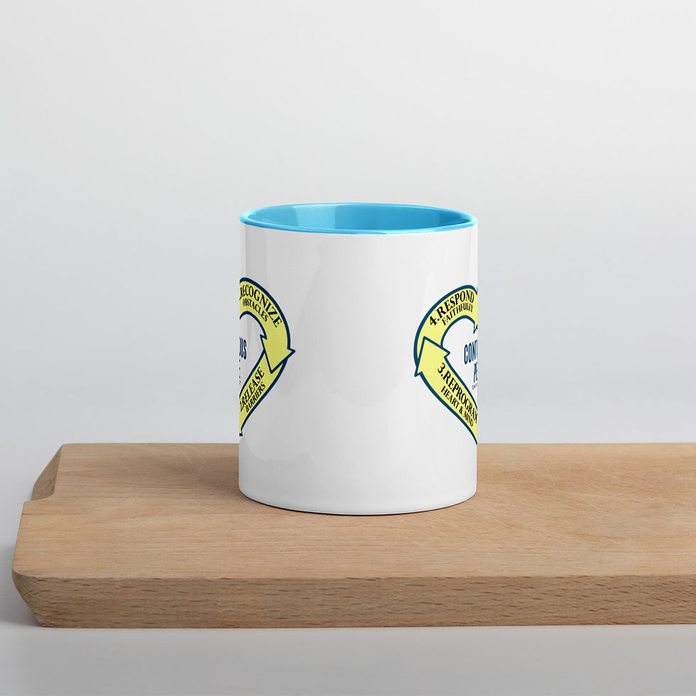 Thumbnail: Color Heart Mug with Color Inside