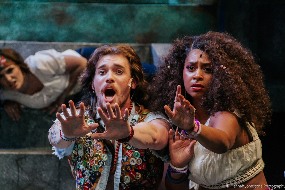 Berger (Tyler Ehrenberg) and Dionne (Brianna Marie Johnson)