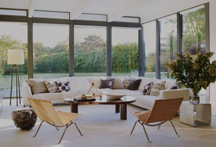Heat reduction window film installed on residential glass to reduce indoor temperature in Sydney home