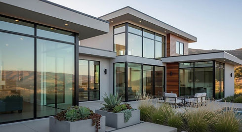 Safety window film installed on residential glass to reduce injury risk from broken glass in Sydney home