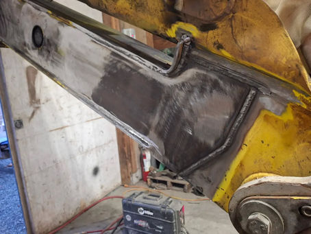 Spider Excavator stick extension