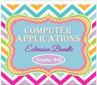 Computer Applications Semester Course Extension Bundle | Tech Twins