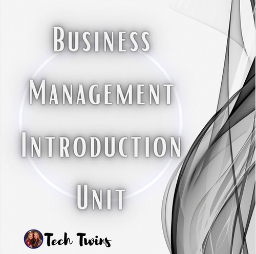 Business Management Introduction Unit Business Management Edition Tech Twins Business Management Introduction Unit Business Management Edition Tech Twins