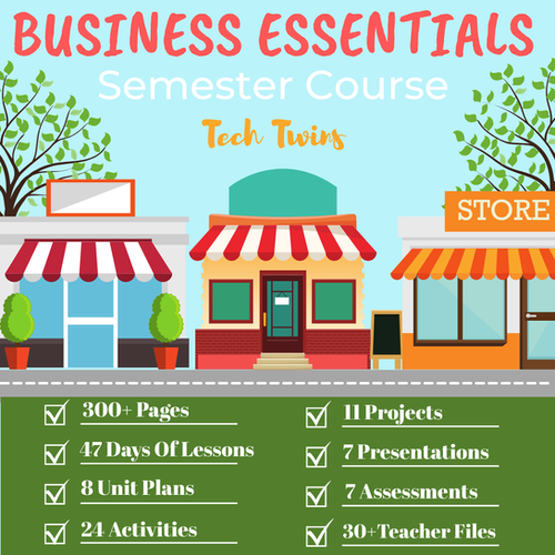 Business Essentials Course & Bundle- 1 Semester (TURNKEY) | Tech Twins