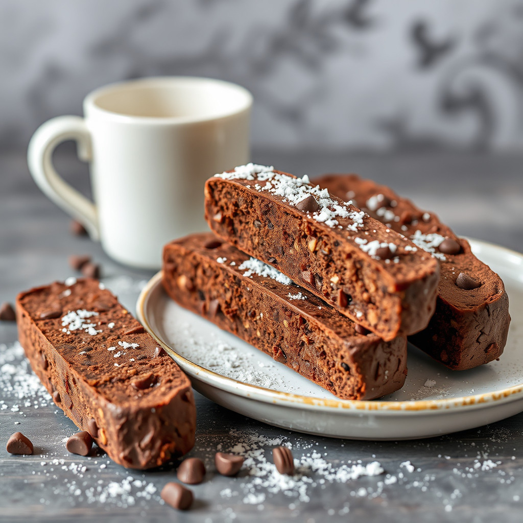 Chocolate Espresso Biscotti