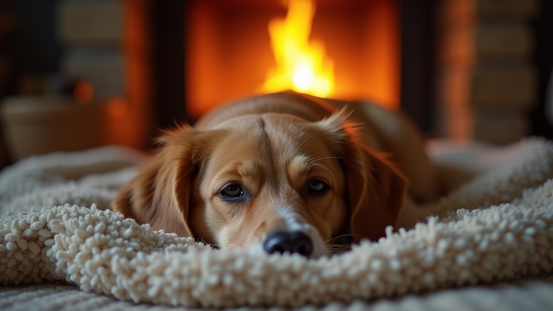 entspannter Hund