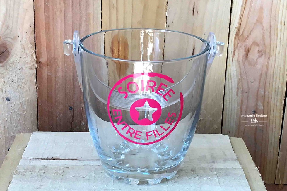 Miniature : Seau à glaçons en verre ... à personnaliser avec un logo