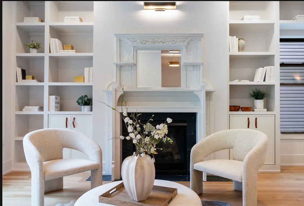 Living Room Vacant Staging