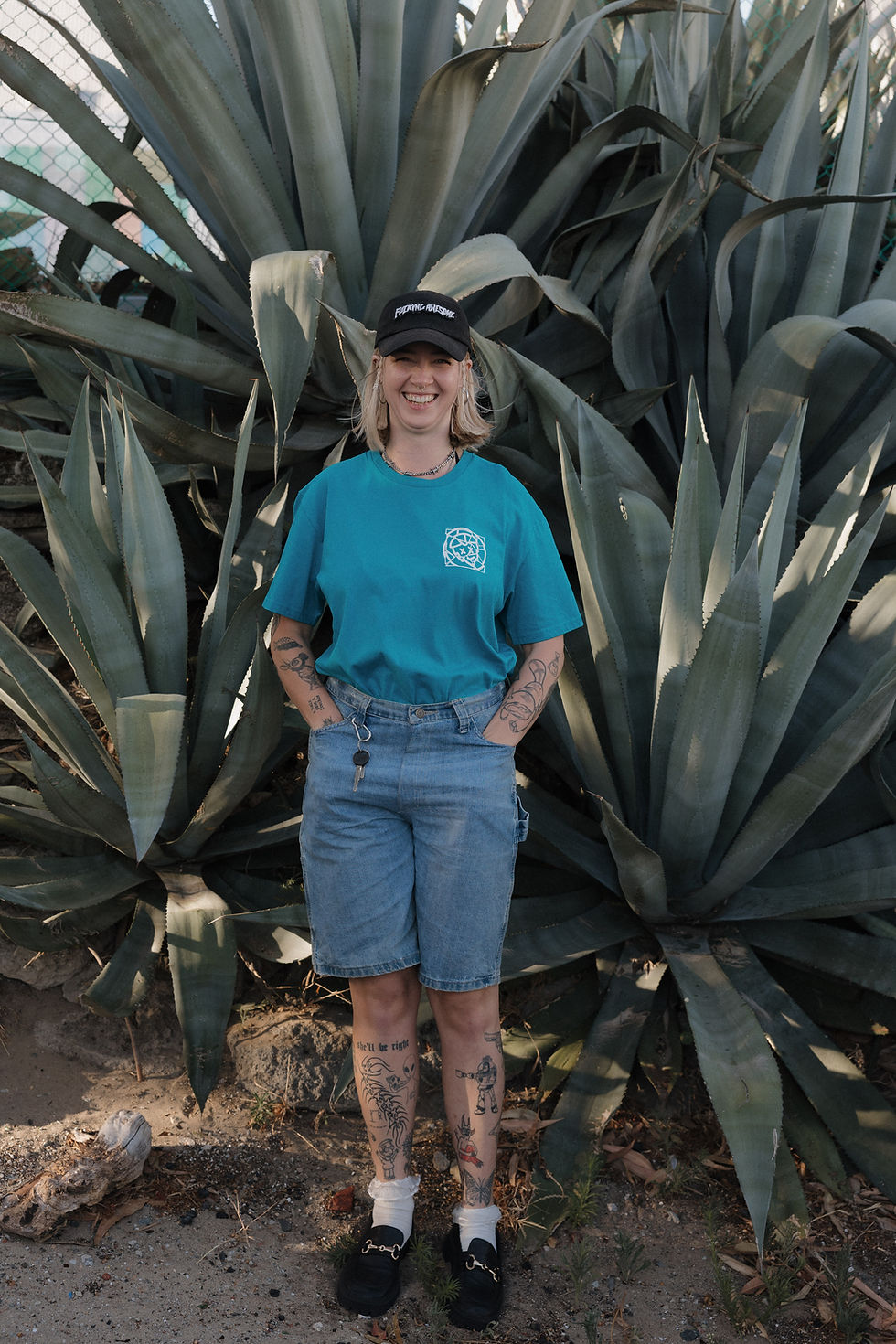 Thumbnail: WILD HOP ‘SMASHED’ UNISEX TEE - AQUA 