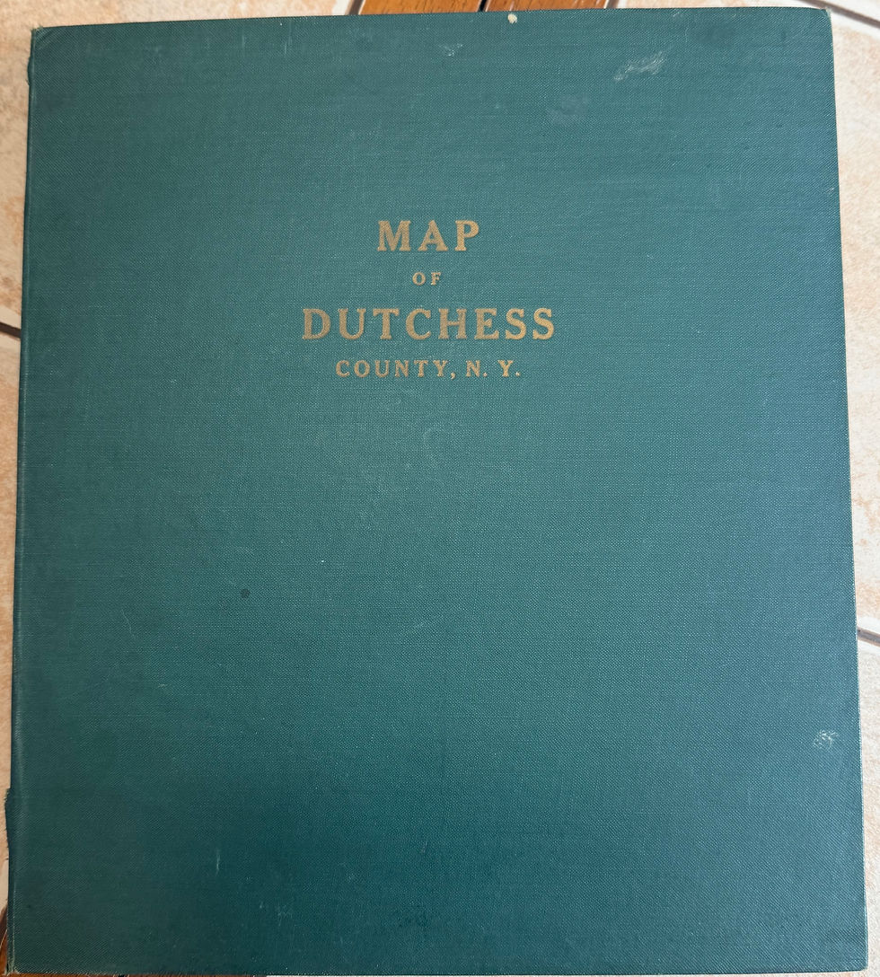 Thumbnail: Map of Dutchess County, New York 1930s