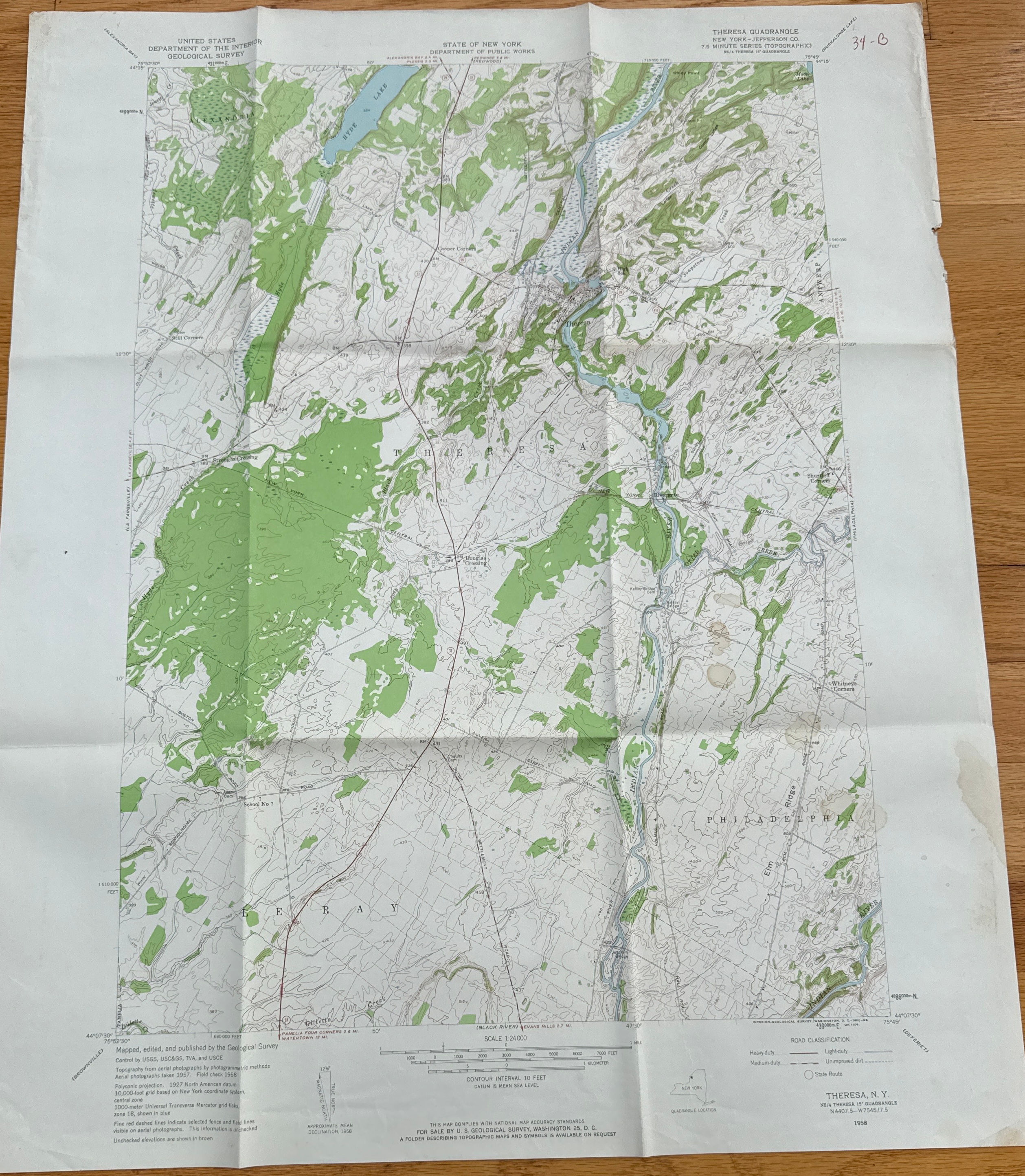 Jefferson County 1958 Topographic Maps