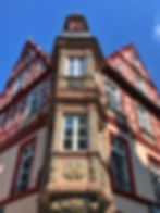 Charming buildings in Koblenz Germany