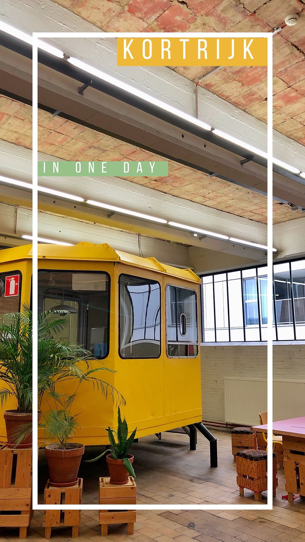 Lonnies Planet Pinterest post of BUDAfabriek in Kortrijk