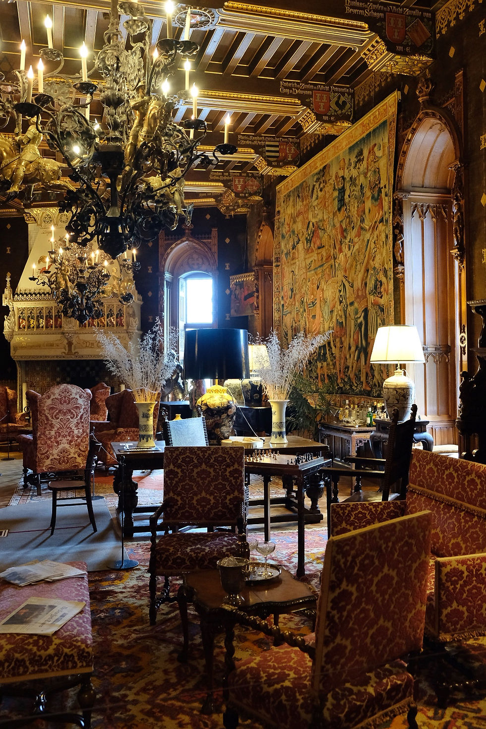 Knight's Hall at De Haar Castle The Netherlands