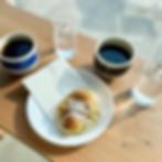 Coffee and cardamom bun at Prolog Coffee in Copenhagen