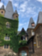Cochem Castle courtyard in Germany