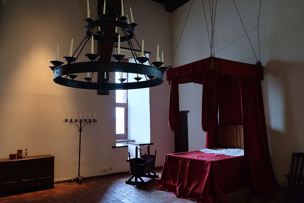 Bedroom at Slot Loevestein The Netherlands