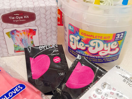 Tie dye session with the Swansea NEET Team