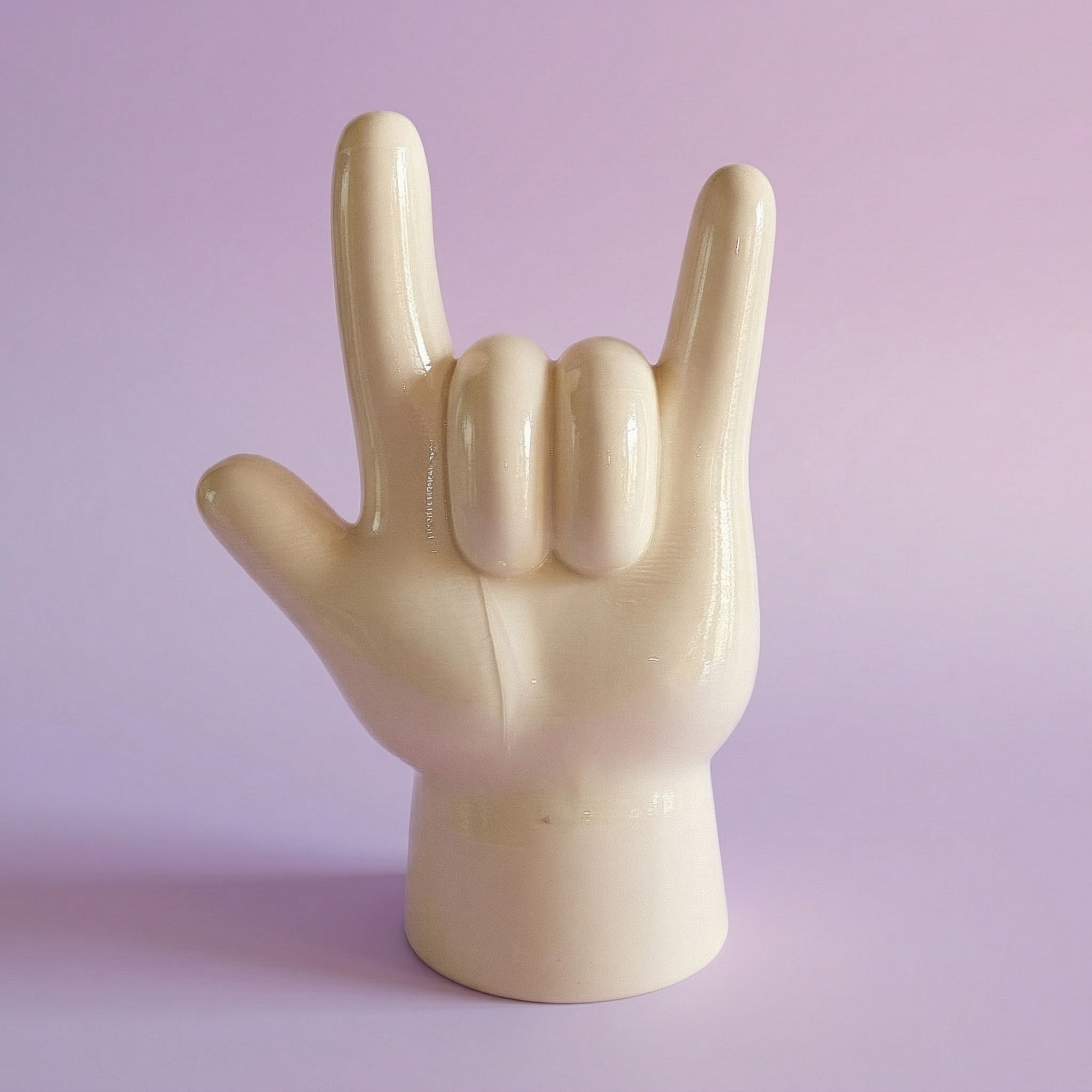 The Love Hand Dekoratif Obje | Kemik