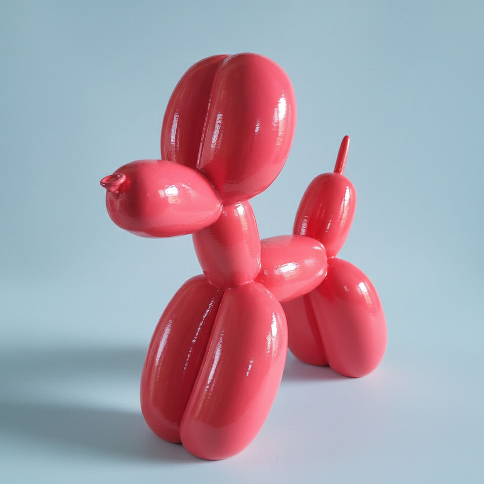 Küçük resim: Balon Köpek Heykeli | Pembe