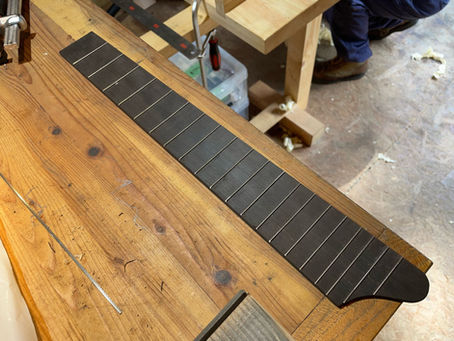 クラシックギター製作教室 指板作り