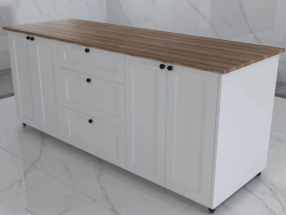 Thumbnail: Movable Island Kitchen Workbench - 2400mmX600mm