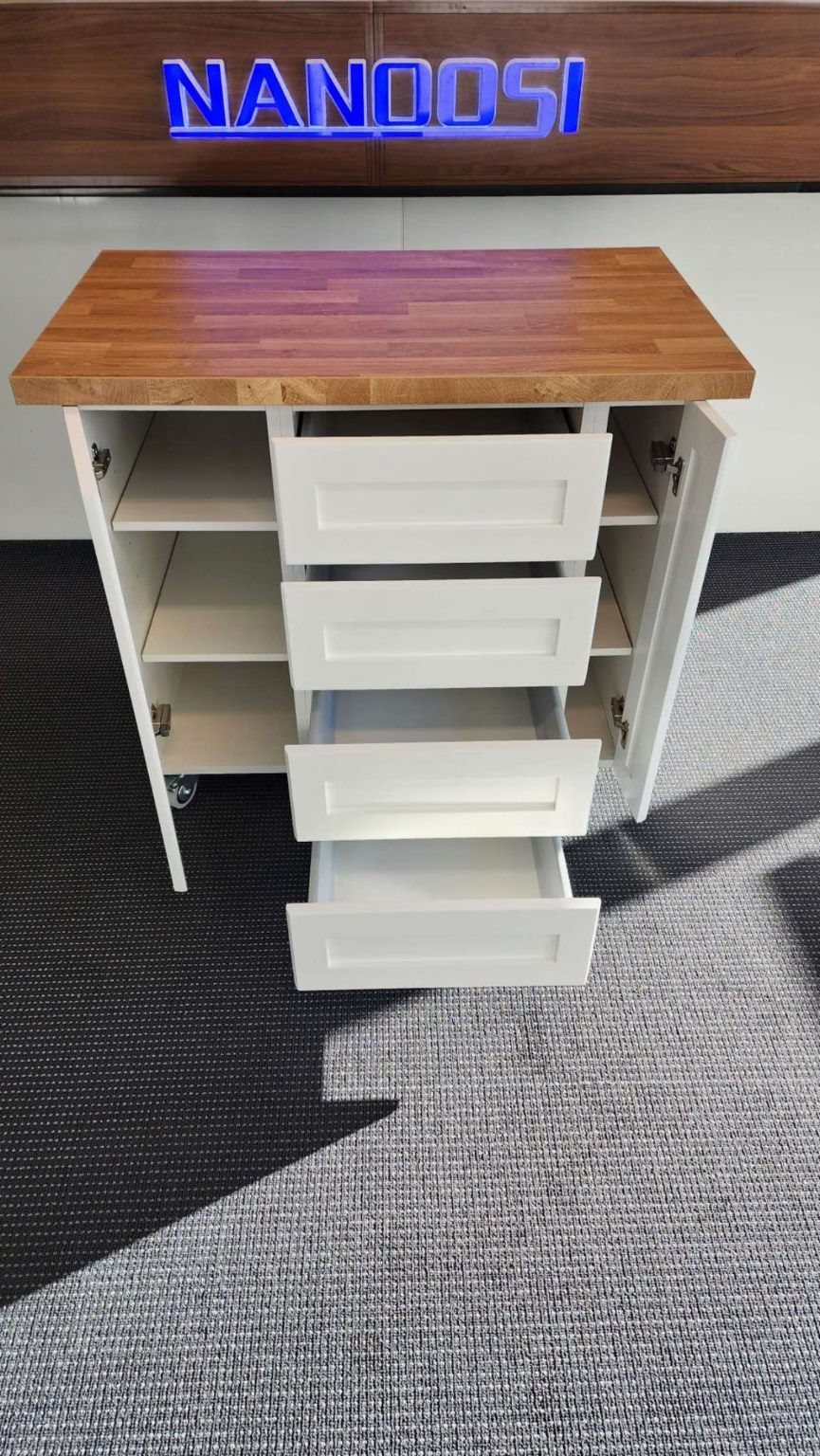 Thumbnail: Movable Island Kitchen Workbench - 1000mm