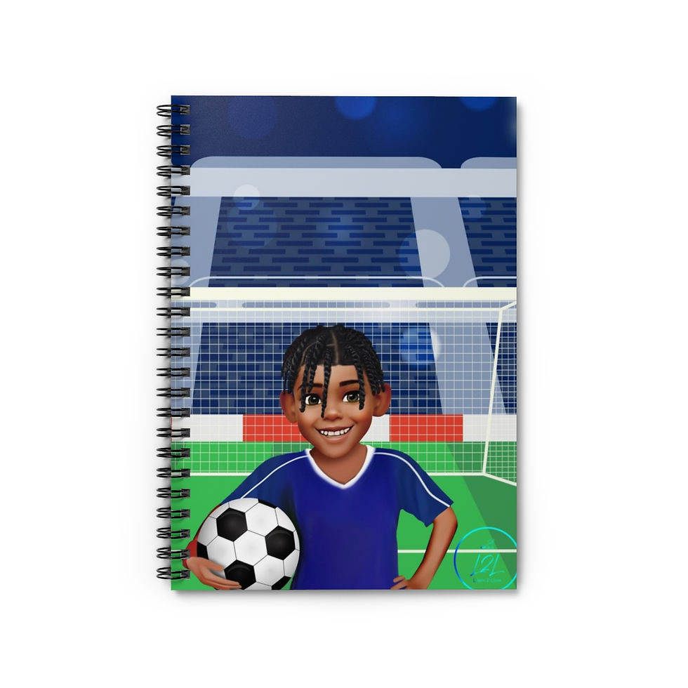 Thumbnail: Goal Getter Notebook - Boy Braids