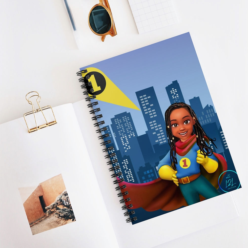 Thumbnail: Hero Headquarters Notebook - Superhero Girl Long Twists