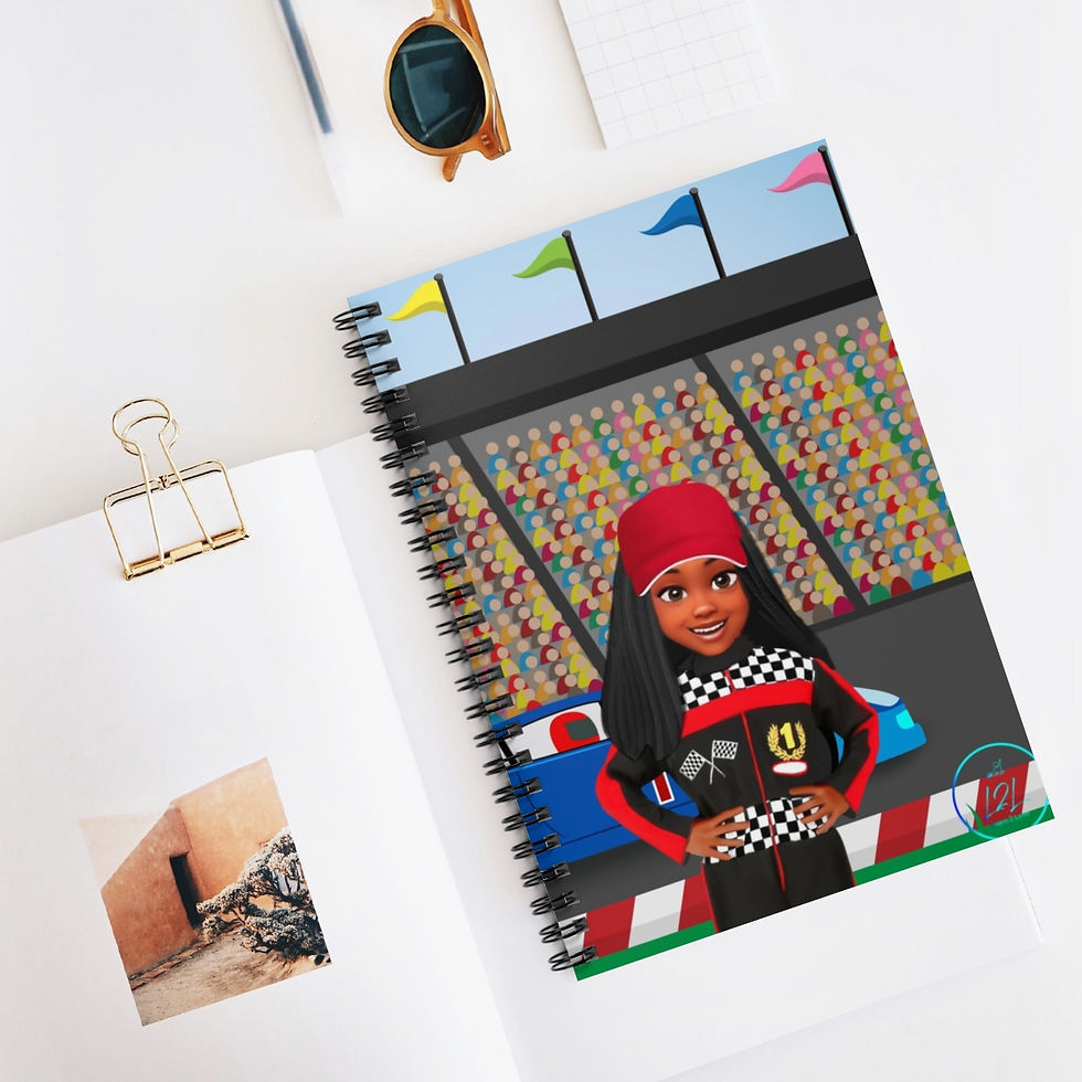 Thumbnail: Speedster Notebook - Girl Straight Hair