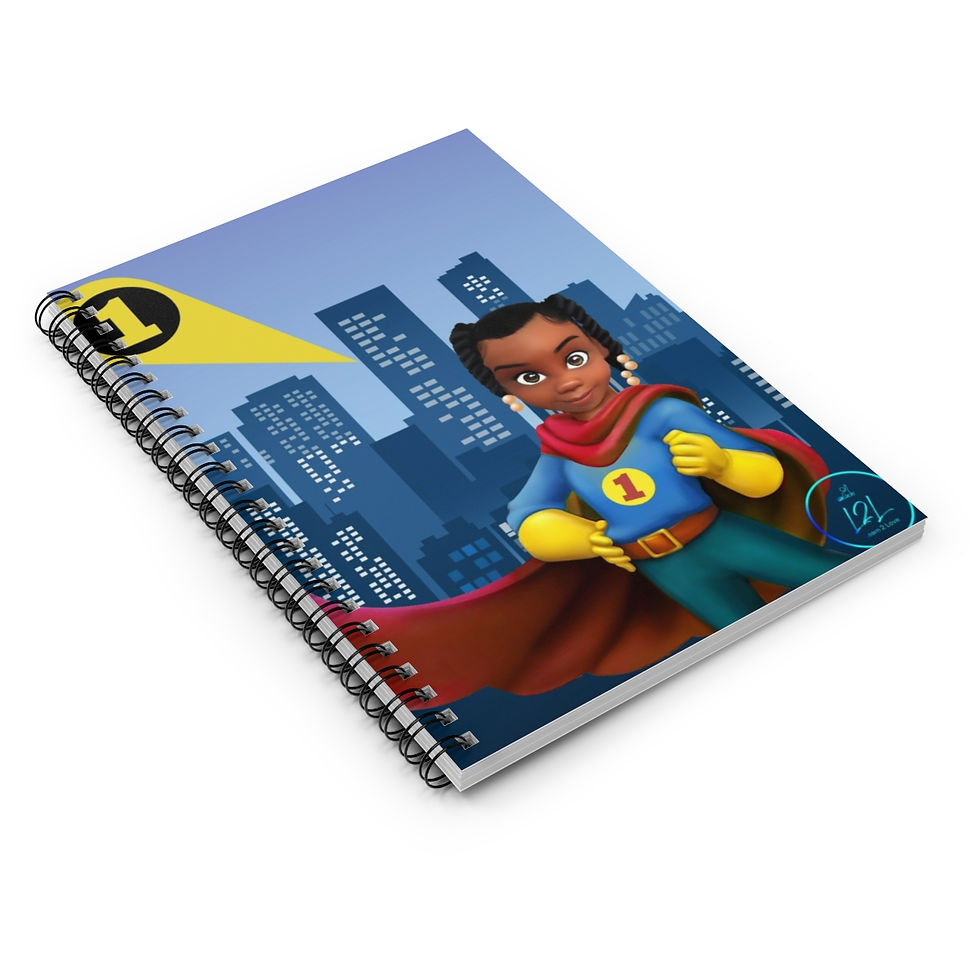 Thumbnail: Hero Headquarters Notebook - Superhero Girl Twists