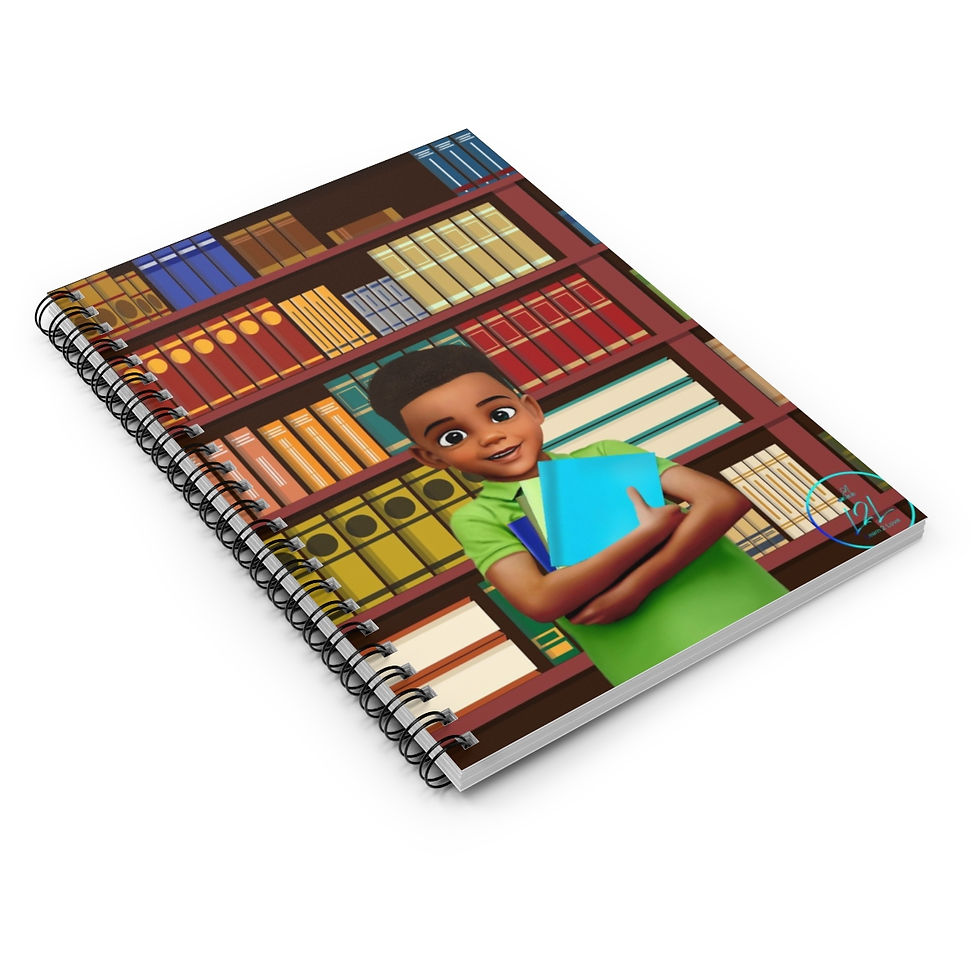Thumbnail: Bookworm Buddy Notebook - Boy Hightop
