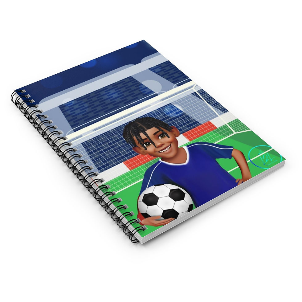 Thumbnail: Goal Getter Notebook - Boy Braids