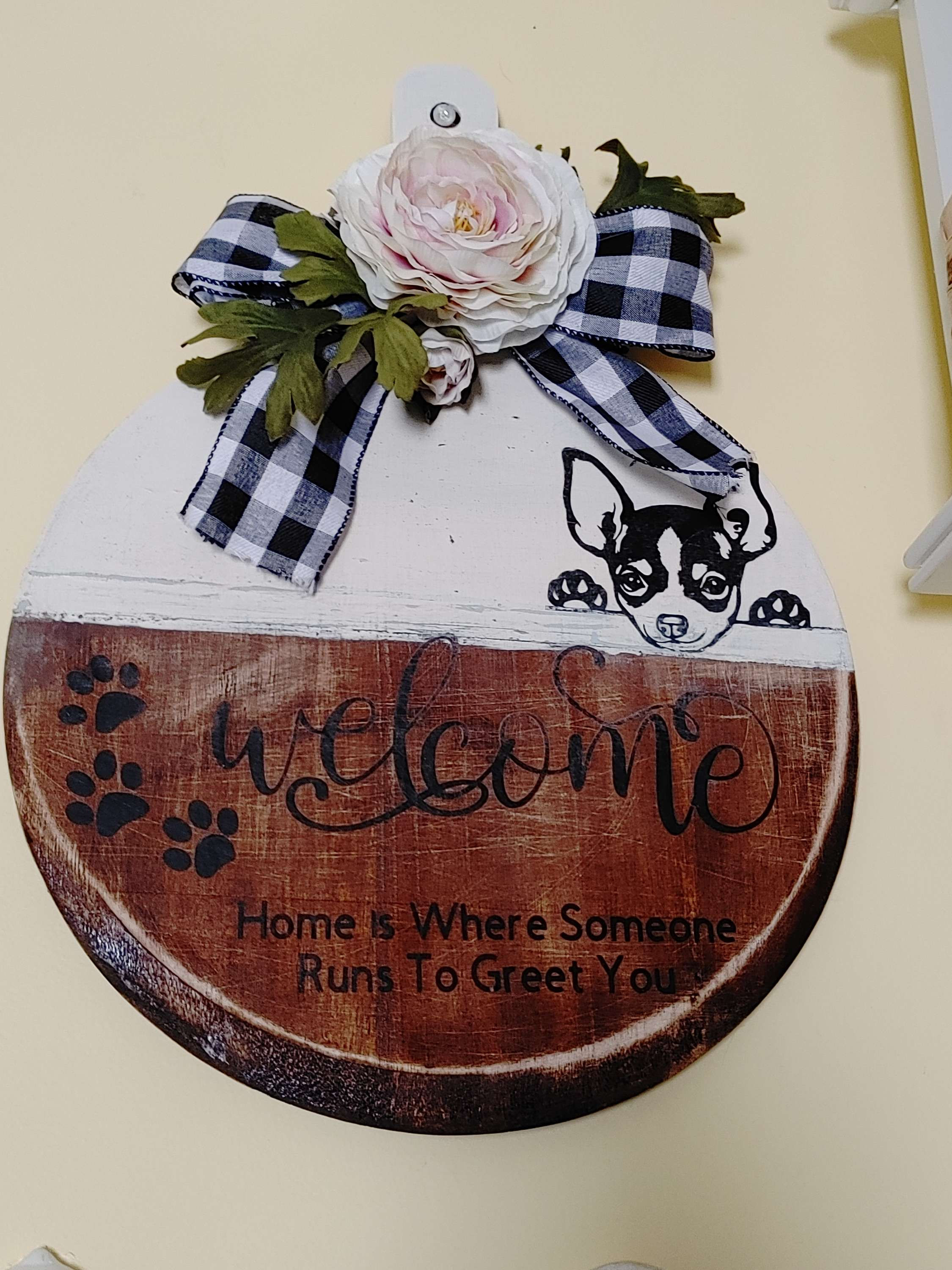 Rustic Welcome sign